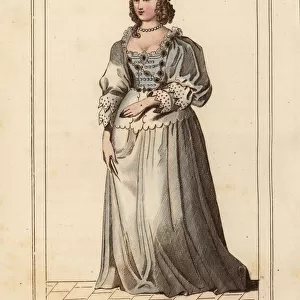 Marie-Henriette de France, sister of King Louis XIII, 1633