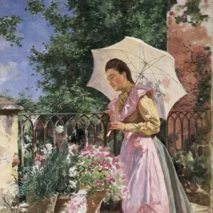 MARIN GARES, Isidoro. Dame with Umbrella