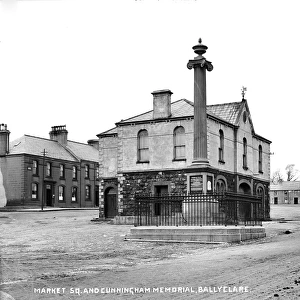 Market Sq. and Cunningham Memorial, Ballyclare