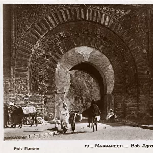 Marrakech, Morocco - Bab Agnaou Gateway
