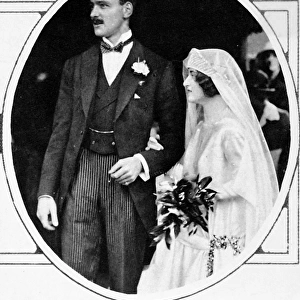 Marriage of Mr B. C Beauchamp and Lady Evelyn Herbert