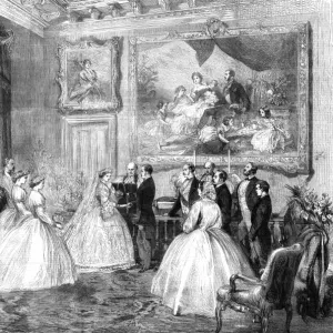 Print of the Marriage of Princess Alice to Prince Louis Print of the Marriage of Princess Alice to Prince Louis