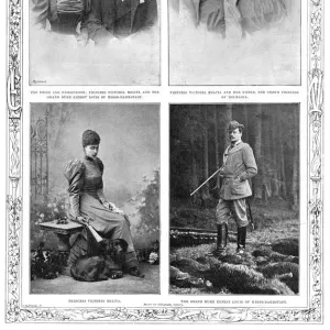 Print of Royal Wedding Portraits, 1894 Print of Royal Wedding Portraits, 1894
