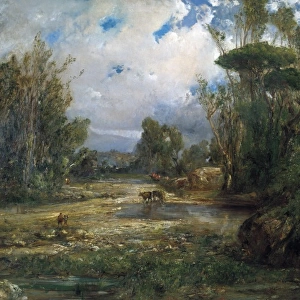 MARTI i ALSINA, Ramon (1826-1894). River pool