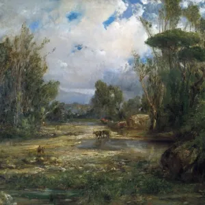 MARTI i ALSINA, Ramon (1826-1894). River pool