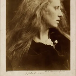 Mary Pinnock as Ophelia by Julia Margaret Cameron