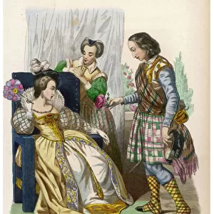 Mary, Queen of Scots, with Lord Darnley