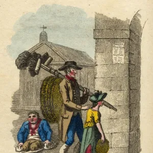 Mat & Broom Seller 1804