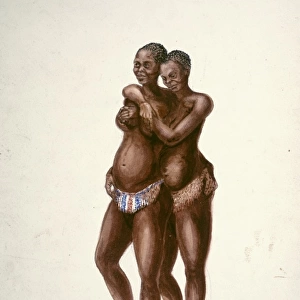 Matabili girls, Um Gnoma River Nov. 1869
