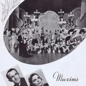 Maxims scene from supper show Montmartre a Minuit Maxims scene from supper show Montmartre a Minuit
