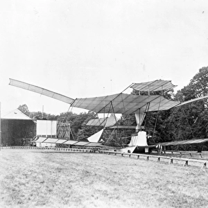 Maxims steam-driven biplane test rig 1894