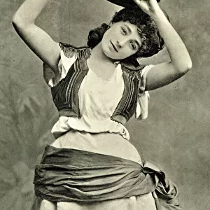 May Somerville as a Dancing Girl