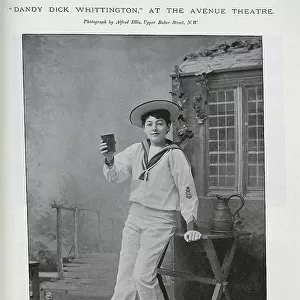 May Yohe, actress and singer, as Dick Whittington