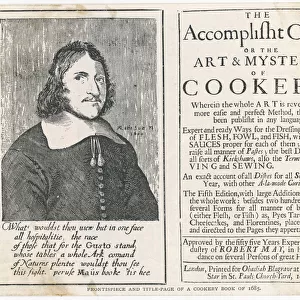 MAYs COOKERY BOOK 1685
