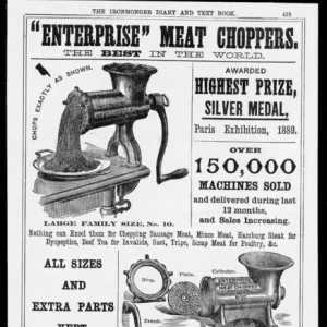 Meat Mincer 1889