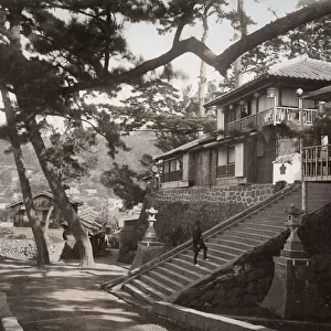 Meiji era Japan: Daitokuji Temple at Nagasaki