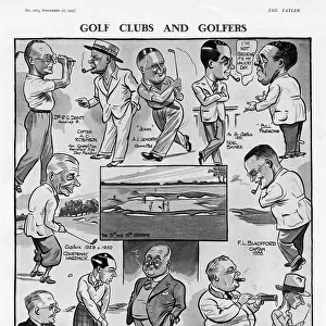 Members of Cuddington Golf Club, Surrey, 1933