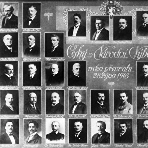 Members of Czech National committee under Masaryk