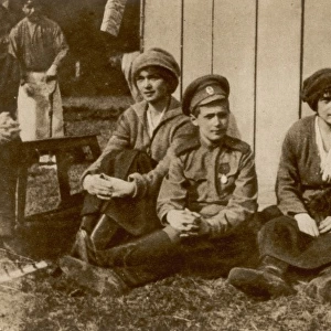 Members of the Russian Imperial Family during their captivit