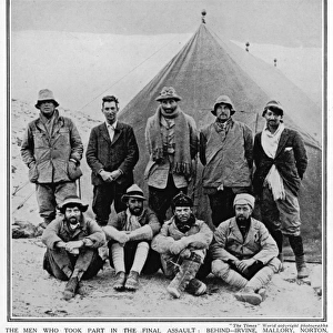 The Men of the 1924 Everest Expedition