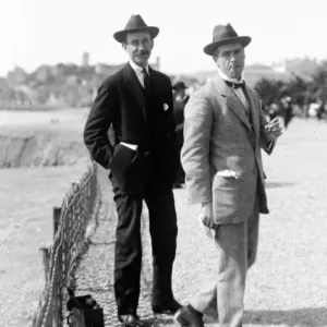 Two men on Cannes seafront