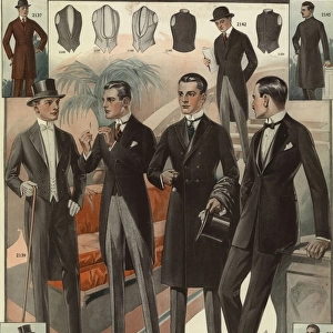 Men in evening wear from the 1920s