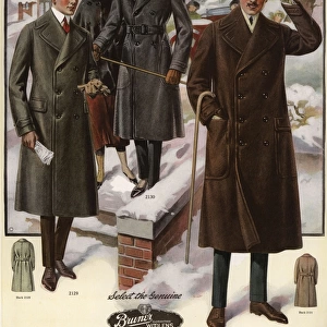 Men in Ulster coats from the 1920s