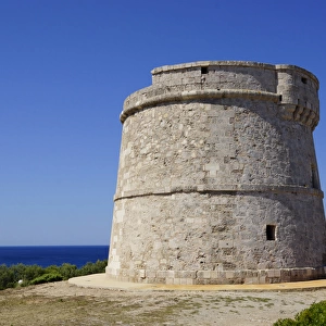 Menorca, Punta Prima, Sandy Bay: Old Watchtower
