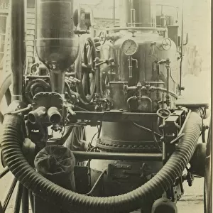 Merryweather Horse-drawn Metropolitana Steam Fire Engine, Britain. Date: 1890s