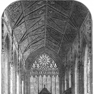 Merton College Chapel, Oxford, 1864