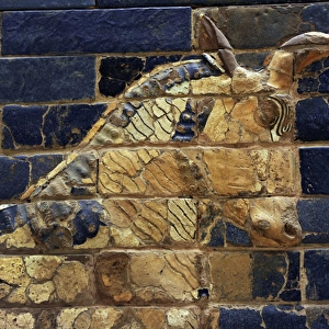 Mesopotamian art. Neo-Babylonian. Ishtar Gate. Aurochs. Head