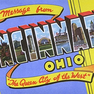 A message from Cincinnati, Ohio, USA