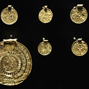 Metal Age. The gold bracteates. National Museum of Denmark