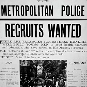 Metropolitan Police recruitment poster