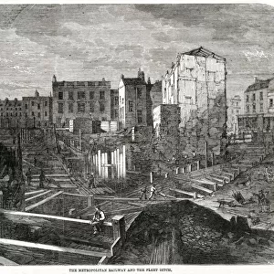 Metropolitan railway and Fleet Ditch 1862