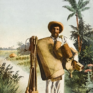 Mexican itinerant brush salesman