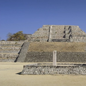 MEXICO. Xochicalco. Ceremonial Center. Pyramid