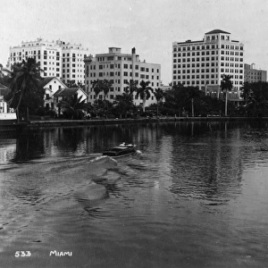 Miami River, Miami Beach, Florida, USA