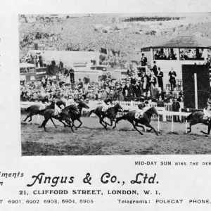 Mid-Day Sun winning the Epsom Derby, 1937