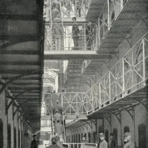 Midday mealtime, Wormwood Scrubs Prison, West London