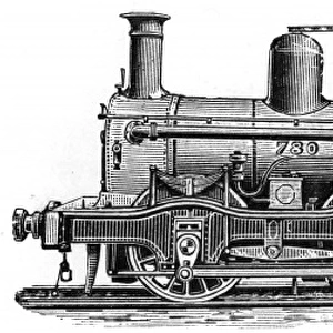 Midland no. 780 steam train, 1870