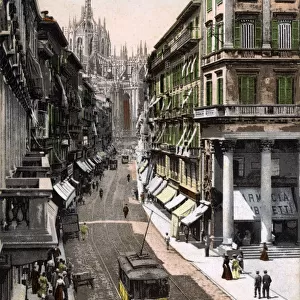 Milan, Italy - Corso Vittorio Emanuele