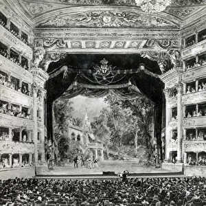Milan, Italy - Interior of the Teatro alla Scala