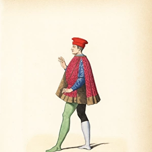 Military costume of an officer in the court of Frederick III