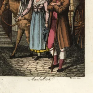 Milk-vendor anabaptists of Basel, Switzerland, 16th century