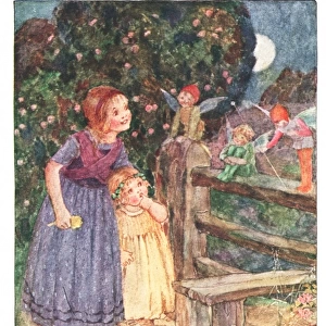 Millicent Sowerby. Fairies at the stile