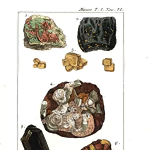 Minerals collected by John Mawe in Brazil, 1812