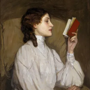 Miss Auras: The Red Book, by Sir John Lavery