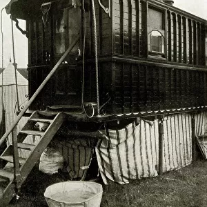 Miss E F Hamilton's Van with sleeping chamber beneath