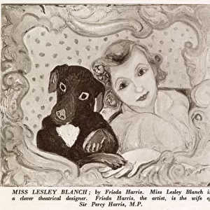 Miss Leslie Blanch by Frieda Harris